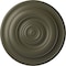 Ekena Millwork Niobe Ceiling Medallion (Fits Canopies up to 8 5/8"), Hand-Painted Witch Hazel, 18"OD x 1 1/2"P CM18NIWHF - alternate 1